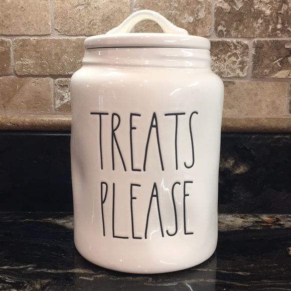 Other - New Rae Dunn TREATS PLEASE Canister